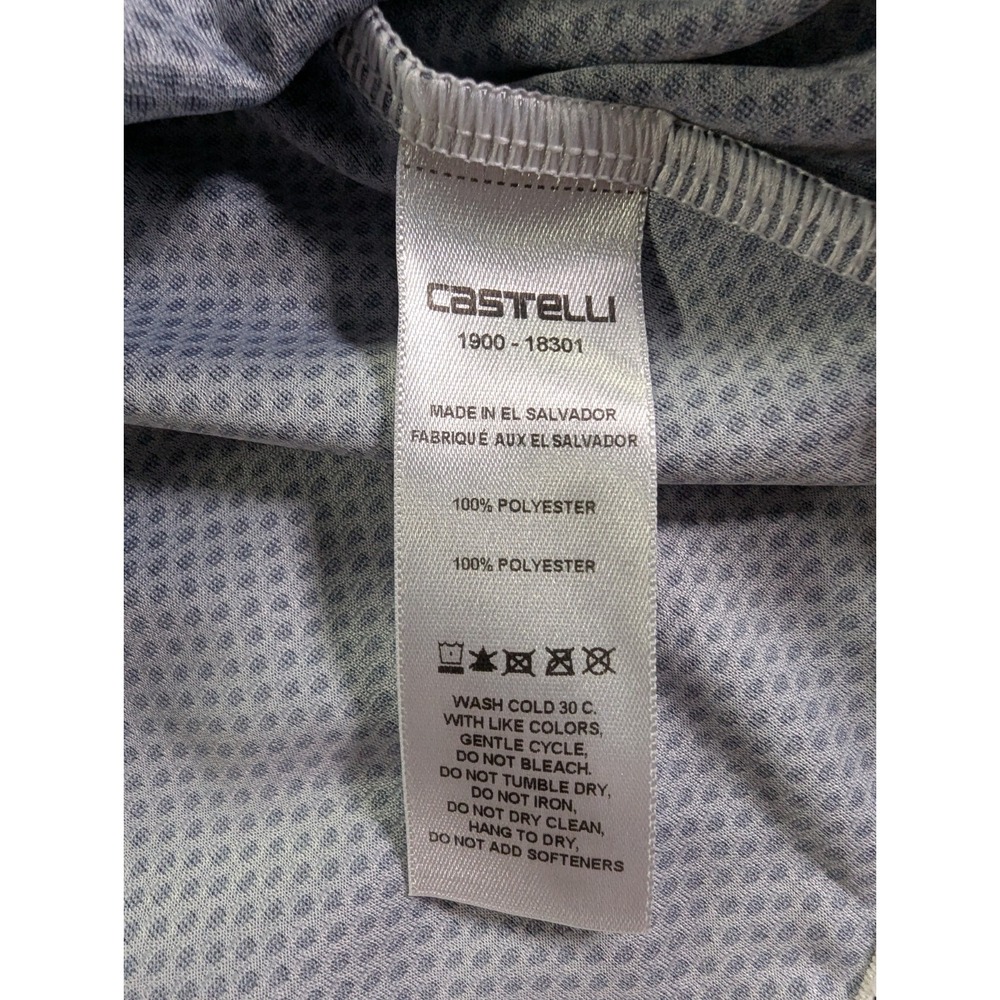 Castelli Competizione Short Sleeve Cycling Jersey Men's Size XL Black Geometric - Picture 14 of 16